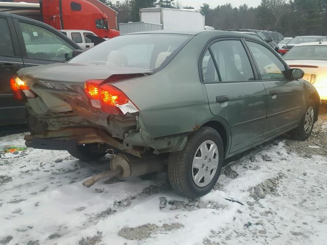 2HGES16344H589631 - 2004 HONDA CIVIC DX V GREEN photo 4