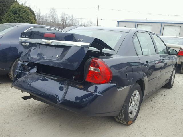 1G1ZS57F87F174262 - 2007 CHEVROLET MALIBU LS BLUE photo 4