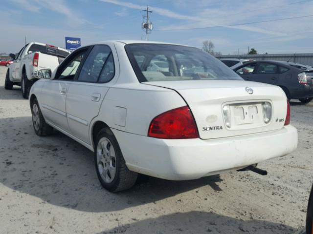 3N1CB51DX6L490953 - 2006 NISSAN SENTRA 1.8 WHITE photo 3