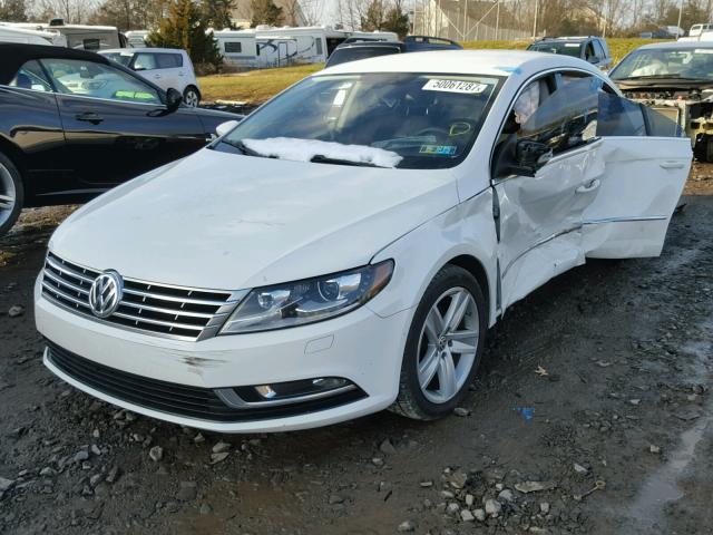 WVWBP7ANXDE507004 - 2013 VOLKSWAGEN CC SPORT WHITE photo 2