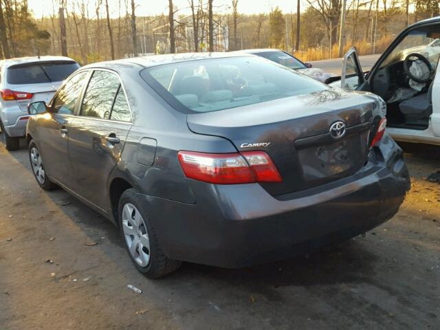 4T1BE46K08U766479 - 2008 TOYOTA CAMRY CE GRAY photo 3