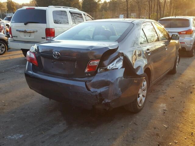 4T1BE46K08U766479 - 2008 TOYOTA CAMRY CE GRAY photo 4