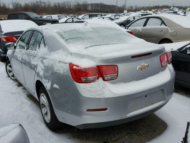 1G11C5SA4DF227525 - 2013 CHEVROLET MALIBU 1LT ვერცხლისფერი ფოტო 3