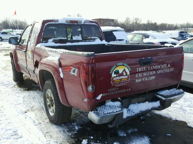 1GCDT196848126135 - 2004 CHEVROLET COLORADO RED photo 3