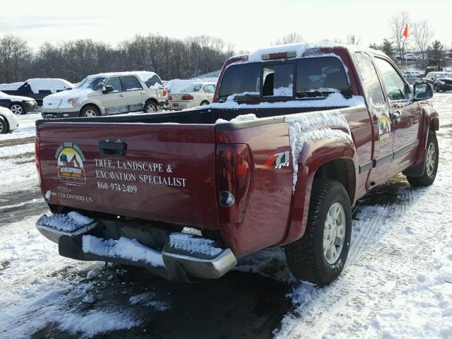 1GCDT196848126135 - 2004 CHEVROLET COLORADO RED photo 4