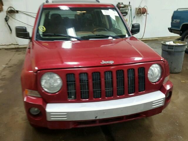 1J8FF48W48D516433 - 2008 JEEP PATRIOT LI BURGUNDY photo 9