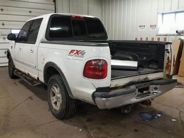 1FTRW08L02KC96813 - 2002 FORD F150 SUPER WHITE photo 3