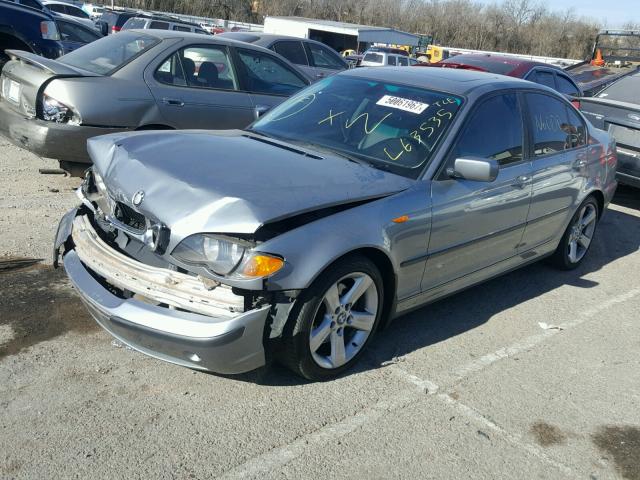 WBAEV33414KL63535 - 2004 BMW 325 I SILVER photo 2