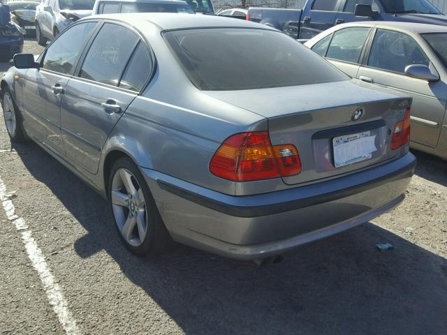 WBAEV33414KL63535 - 2004 BMW 325 I SILVER photo 3