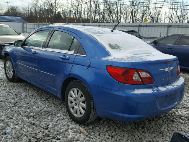 1C3LC46K17N558106 - 2007 CHRYSLER SEBRING BLUE photo 3