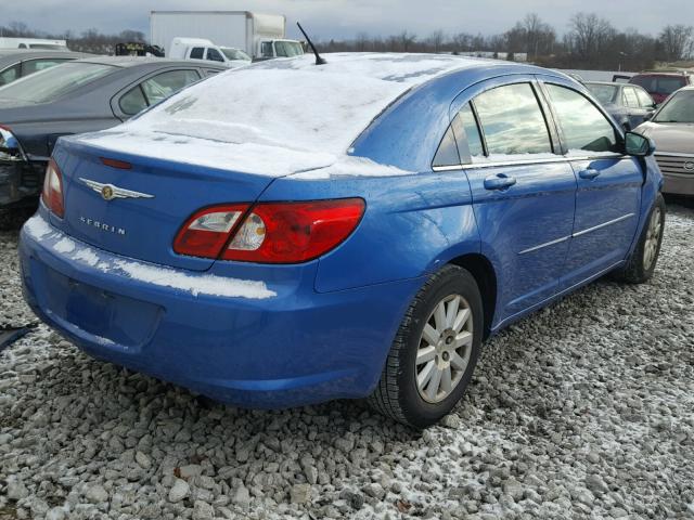 1C3LC46K17N558106 - 2007 CHRYSLER SEBRING BLUE photo 4