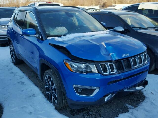 3C4NJDCB1HT672879 - 2017 JEEP COMPASS LI BLUE photo 1