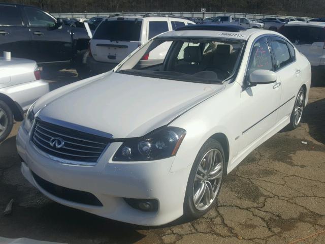 JNKAY01E18M602111 - 2008 INFINITI M35 BASE WHITE photo 2