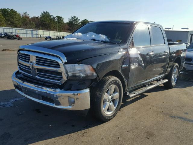 1C6RR7LT1GS222659 - 2016 RAM 1500 SLT შავი ფოტო 2