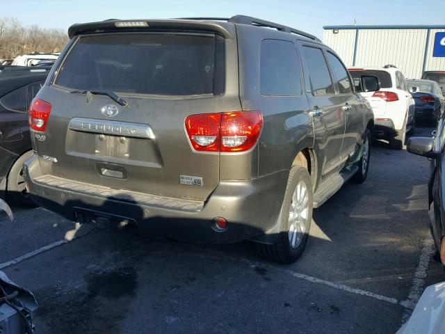 5TDZY67A38S014954 - 2008 TOYOTA SEQUOIA PL BROWN photo 4