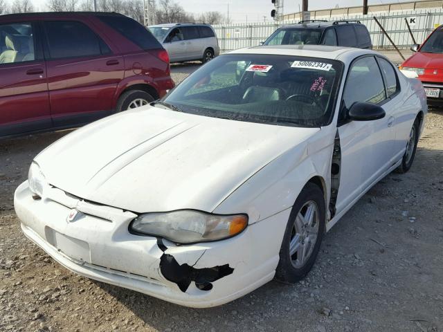 2G1WX15K259230019 - 2005 CHEVROLET MONTE CARL WHITE photo 2