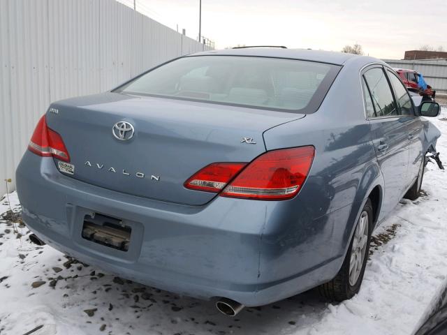 4T1BK36B36U164627 - 2006 TOYOTA AVALON XL BLUE photo 4