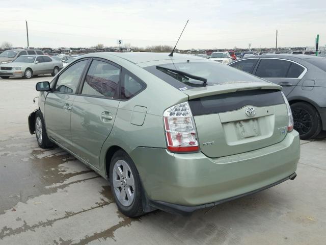 JTDKB20U573227193 - 2007 TOYOTA PRIUS GREEN photo 3