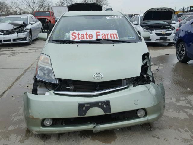 JTDKB20U573227193 - 2007 TOYOTA PRIUS GREEN photo 9