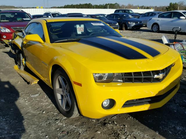 2G1FB1ED4B9164066 - 2011 CHEVROLET CAMARO LT YELLOW photo 1