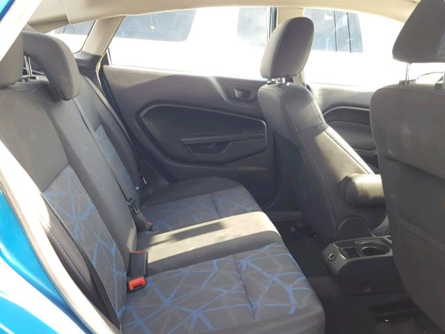 3FADP4BJ0CM175463 - 2012 FORD FIESTA SE BLUE photo 6