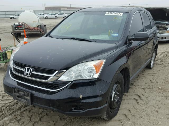 3CZRE3H51BG700192 - 2011 HONDA CR-V EX BLACK photo 2