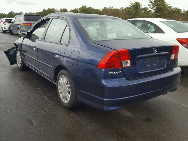 2HGES16544H602590 - 2004 HONDA CIVIC LX SILVER photo 3