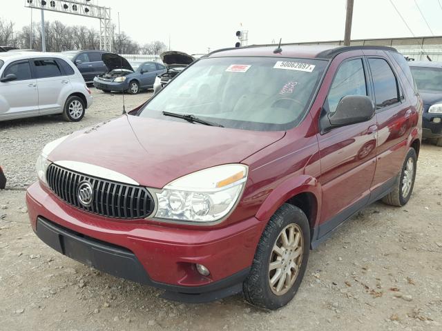 3G5DA03L56S551148 - 2006 BUICK RENDEZVOUS MAROON photo 2