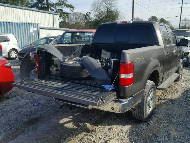 1FTRW14W97FA17008 - 2007 FORD F150 SUPER GRAY photo 4