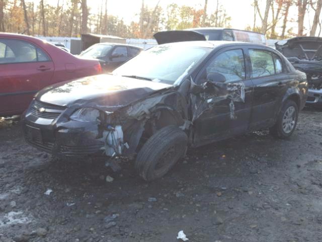 1G1AA5F52A7218332 - 2010 CHEVROLET COBALT LS BLACK photo 2