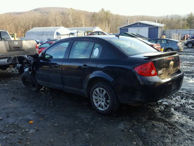 1G1AA5F52A7218332 - 2010 CHEVROLET COBALT LS BLACK photo 3