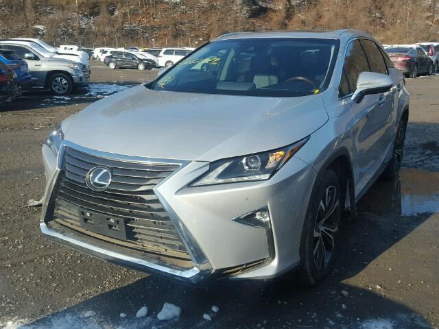 2T2ZZMCA7GC027748 - 2016 LEXUS RX 350 SILVER photo 2