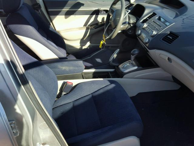 JHMFA36286S027508 - 2006 HONDA CIVIC HYBR SILVER photo 5