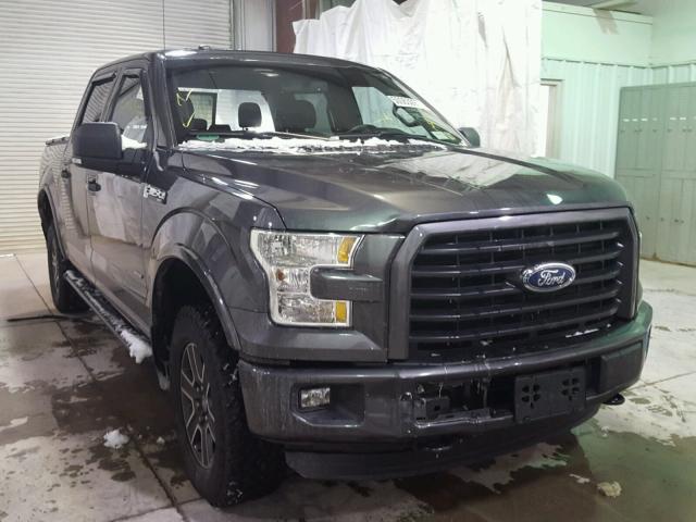 1FTEW1EG4GFB95589 - 2016 FORD F150 SUPER GRAY photo 1