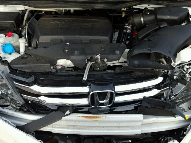 5FNRL5H68EB090656 - 2014 HONDA ODYSSEY EX WHITE photo 7