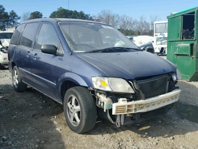 JM3LW28A430373476 - 2003 MAZDA MPV WAGON BLUE photo 1