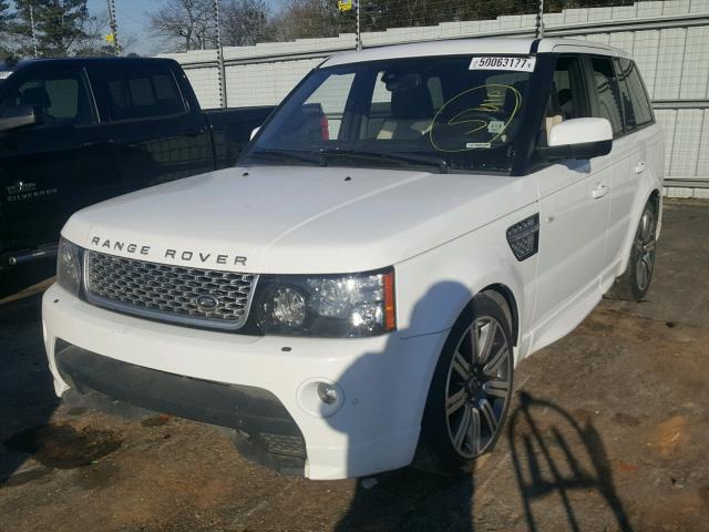 SALSP2E49CA739564 - 2012 LAND ROVER RANGE ROVE WHITE photo 2