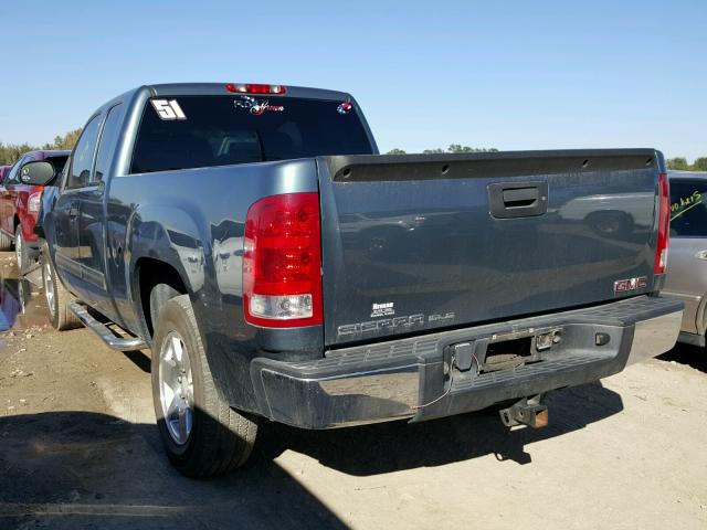 2GTEC19J271693117 - 2007 GMC NEW SIERRA BLUE photo 3