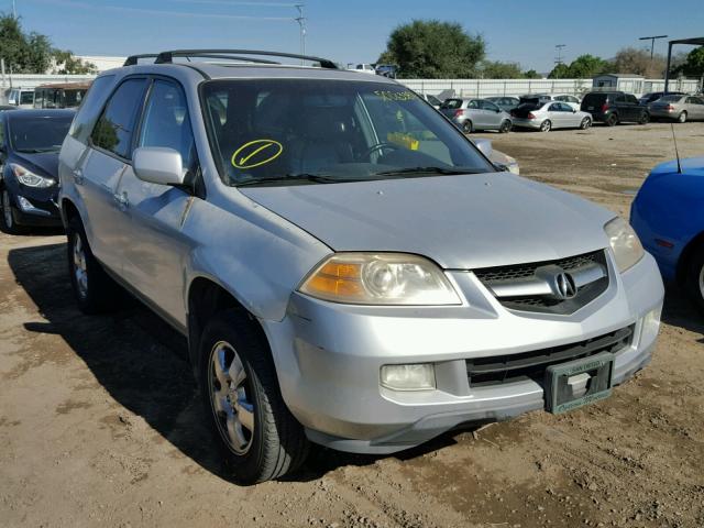 2HNYD18254H515610 - 2004 ACURA MDX SILVER photo 1