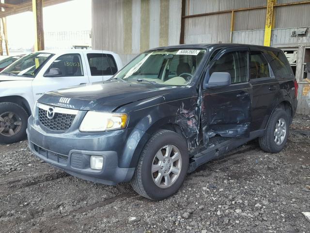 4F2CZ02Z58KM07326 - 2008 MAZDA TRIBUTE I GRAY photo 2