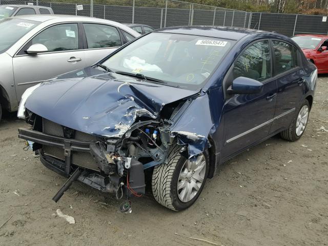 3N1AB6AP9CL614231 - 2012 NISSAN SENTRA 2.0 BLUE photo 2