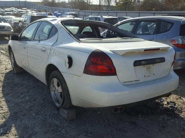 2G2WP552881187277 - 2008 PONTIAC GRAND PRIX WHITE photo 3