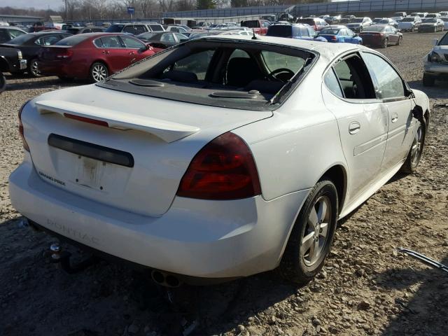 2G2WP552881187277 - 2008 PONTIAC GRAND PRIX WHITE photo 4