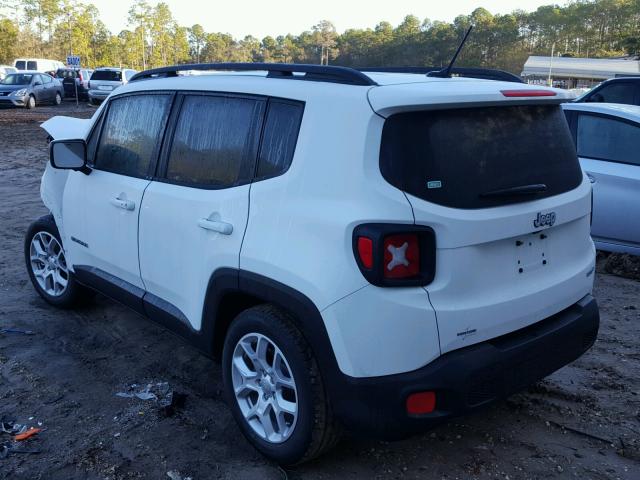 ZACCJABB9HPF86704 - 2017 JEEP RENEGADE L WHITE photo 3