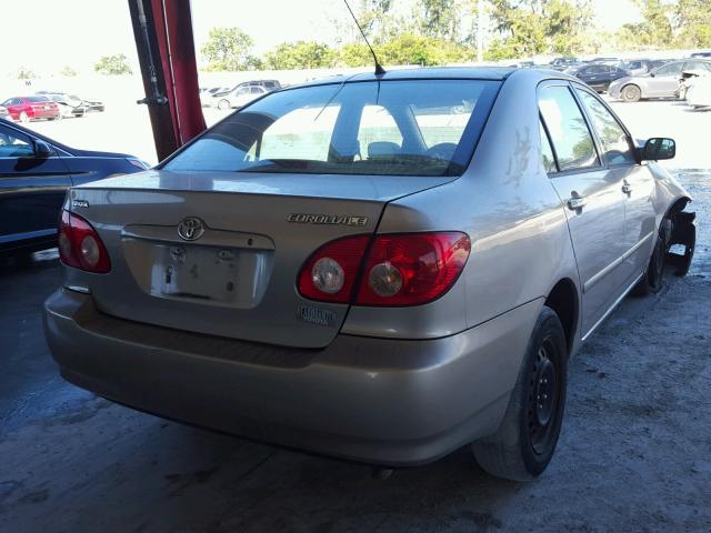 1NXBR32E06Z682660 - 2006 TOYOTA COROLLA CE GOLD photo 4