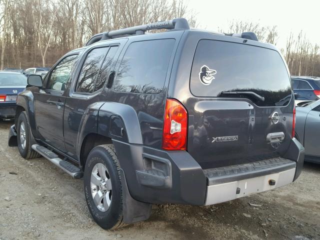 5N1AN08U19C514475 - 2009 NISSAN XTERRA OFF GRAY photo 3