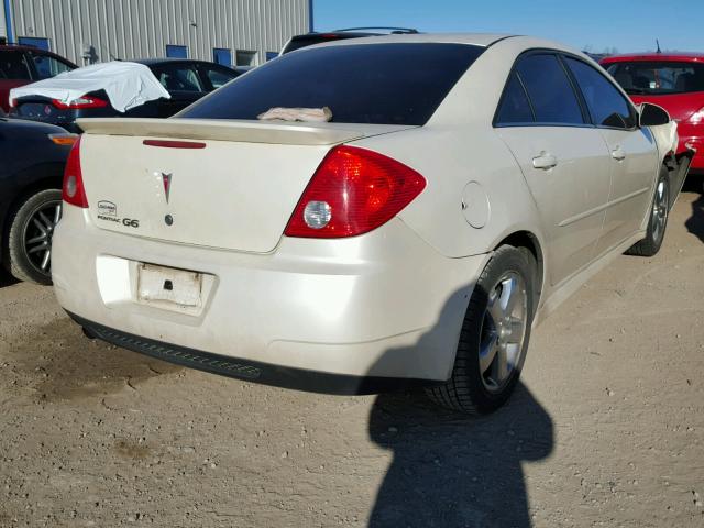 1G2ZJ57B594262664 - 2009 PONTIAC G6 WHITE photo 4