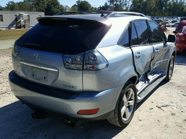 JTJGA31U540011111 - 2004 LEXUS RX 330 BLUE photo 4