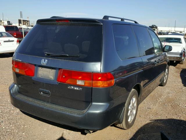 5FNRL18683B111110 - 2003 HONDA ODYSSEY EX GRAY photo 4