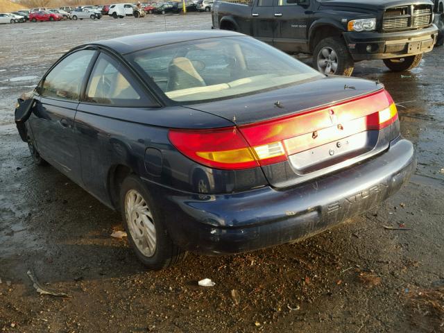 1G8ZF1282WZ159129 - 1998 SATURN SC1 BLUE photo 3